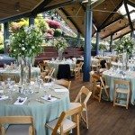 california winery wedding reception photo