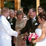 frankenmuth bavarian inn wedding photo