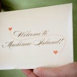 mackinac island wedding invitiation photo