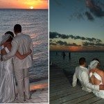 sunset mexico wedding cancun isla mujeres photo