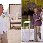 wedding couple destination sand beach ceremony photo