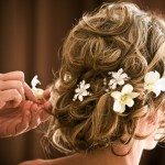 wedding photographer mexico location orchid flower hair photo