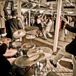 wedding reception dancing live band photo
