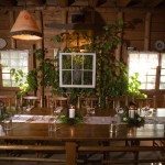 presque isle lodge ceremony location northern michigan wedding photo