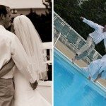 jump in pool trash the dress photo