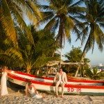 mexico isla mujeres trash the dress picture