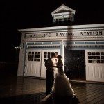 west michigan elberta life saving station wedding photo