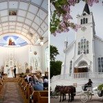 ste Anne's church wedding mackinac island northern michigan photo