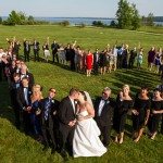 mackinac island heart love group wedding photo