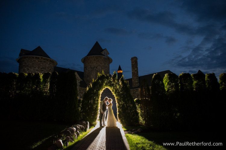 Wedding venue castle Northern Michigan photo