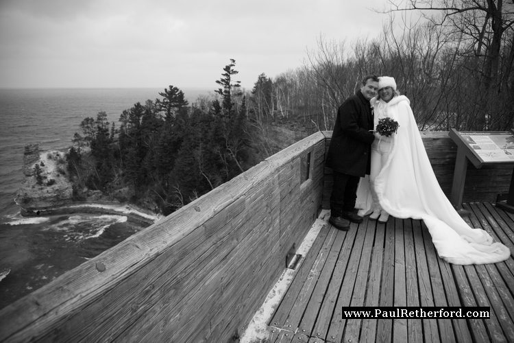 Wedding Munising Pictured Rocks Photo