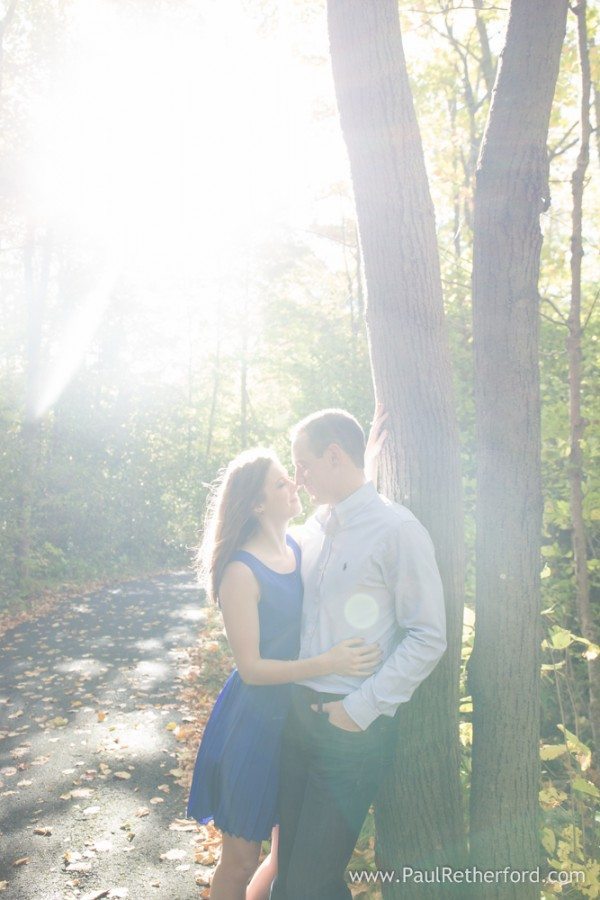 bay harbor engagement photo
