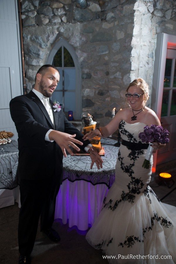 Photo Halloween Wedding Castle Farms