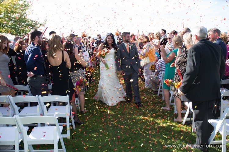 bay harbor luxury outdoor wedding photo