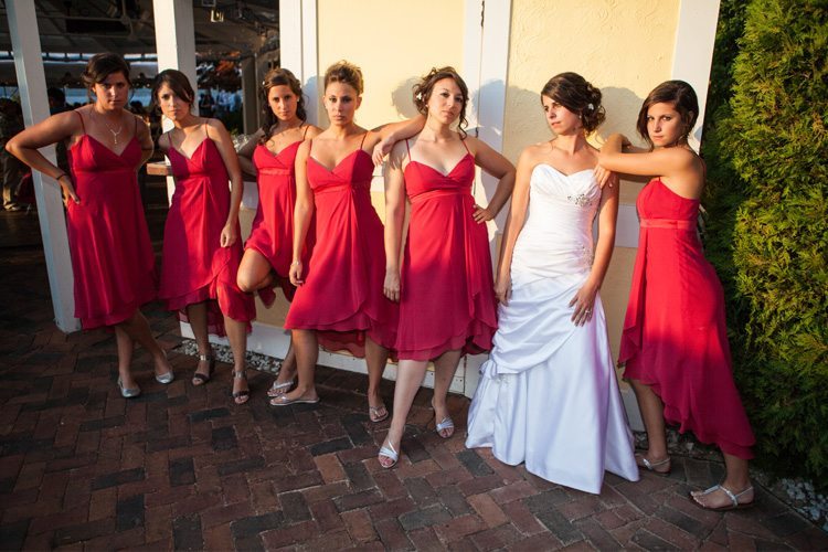 Bridesmaids movie wedding photo