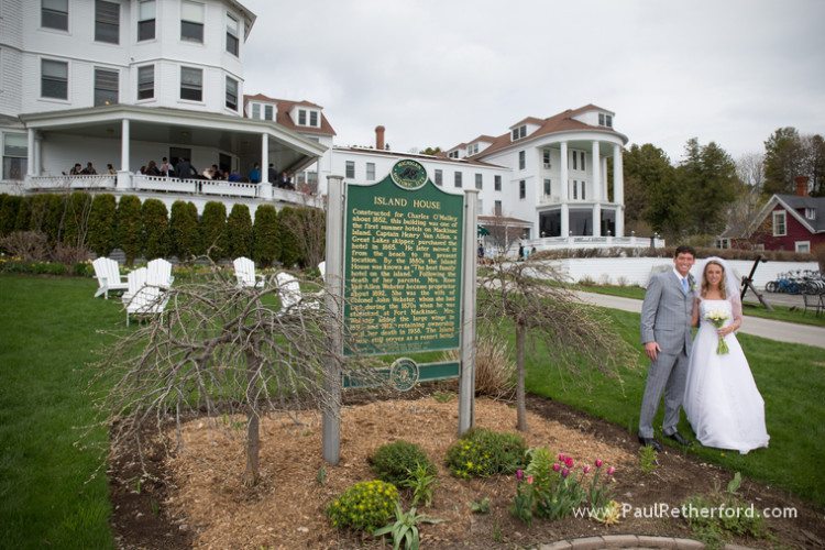 island house hotel wedding photo