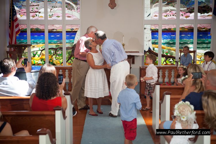 Wedding Bay View Crouse Chapel Photo