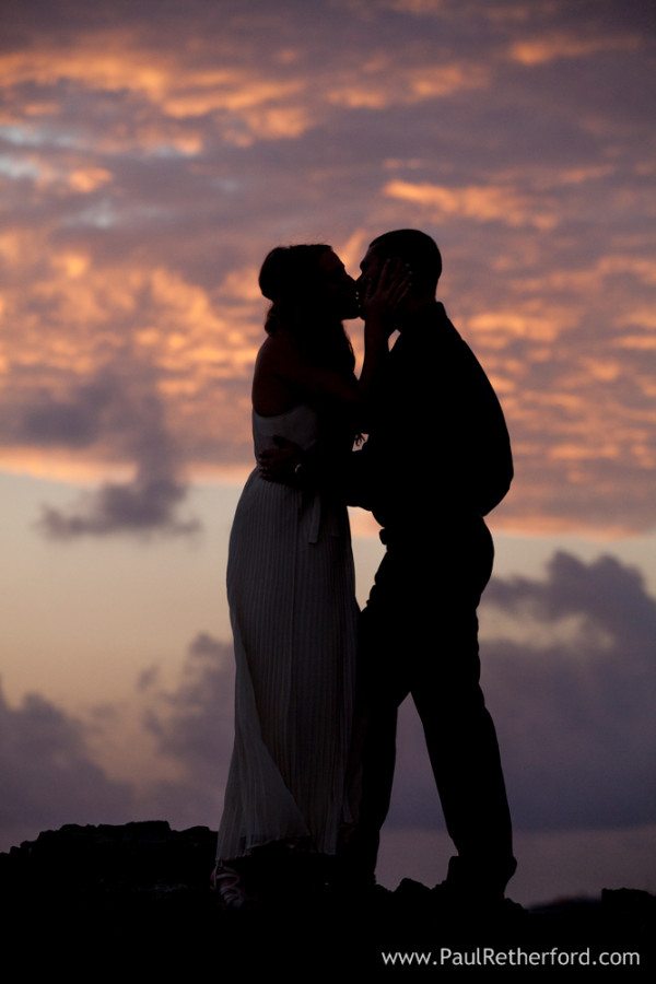 mexico sunrise wedding photo