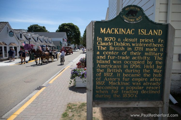 mackinac island sign photo