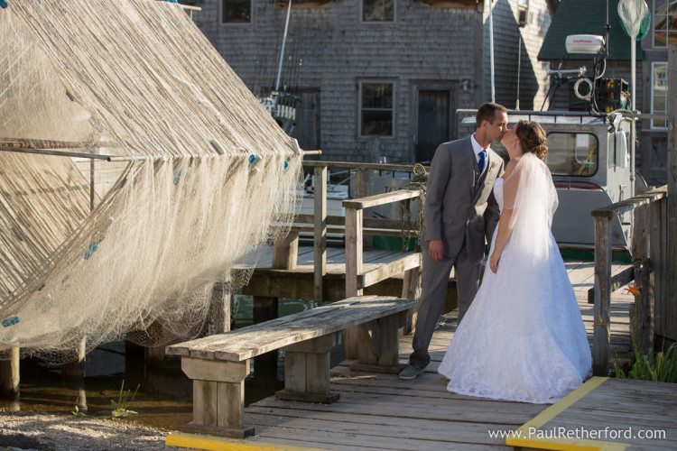 fishtown leland nets wedding photo