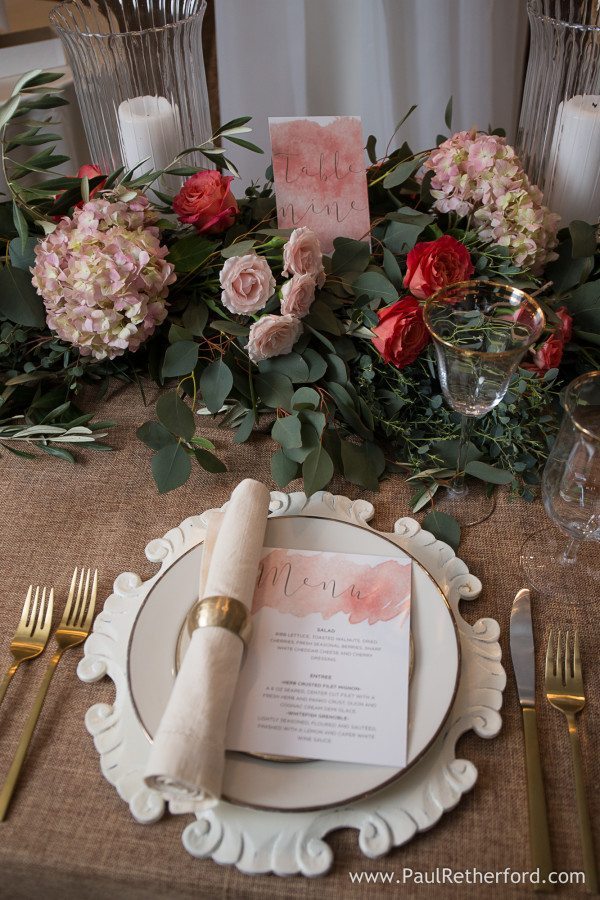 wedding show place setting photo