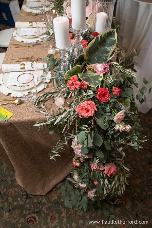wedding table setting photo petoskey michigan