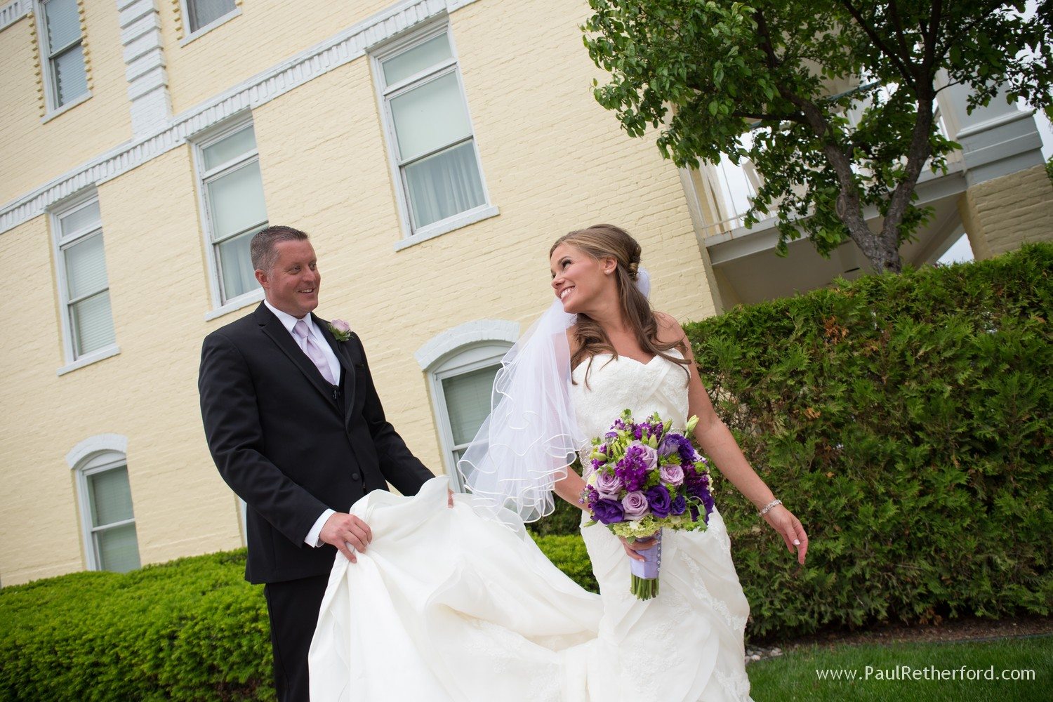 bride groom perry hotel photo