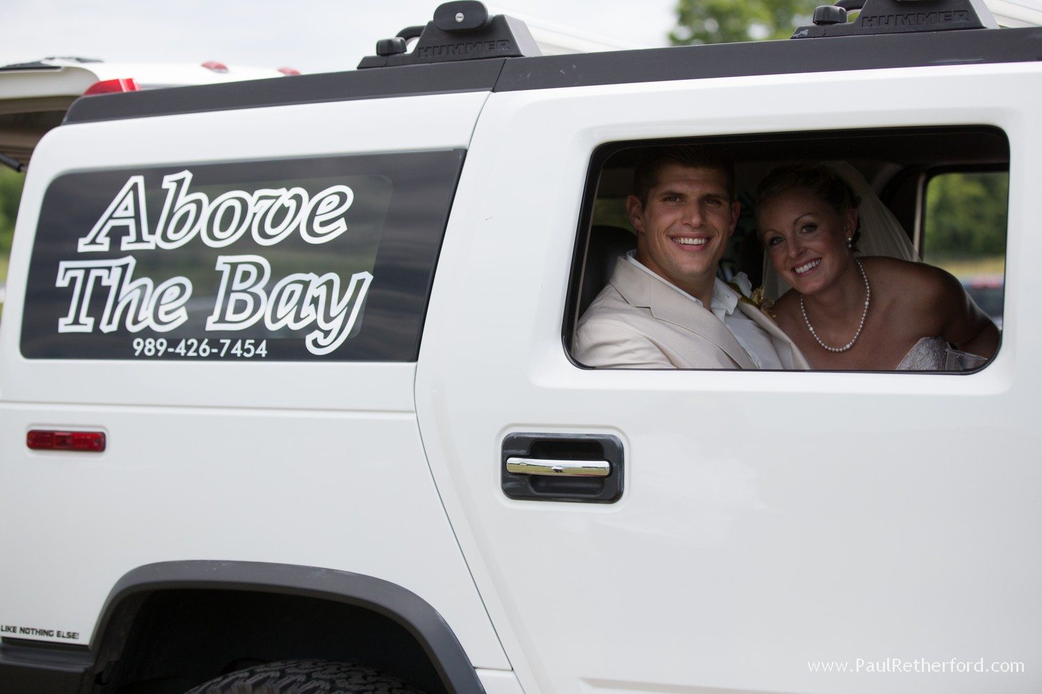 limo wedding photo petoskey