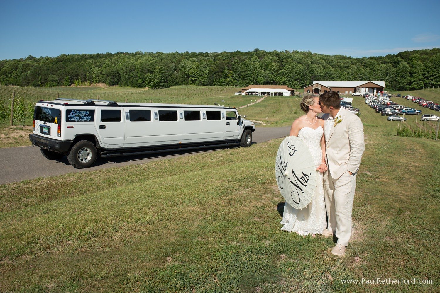 winery wedding photo
