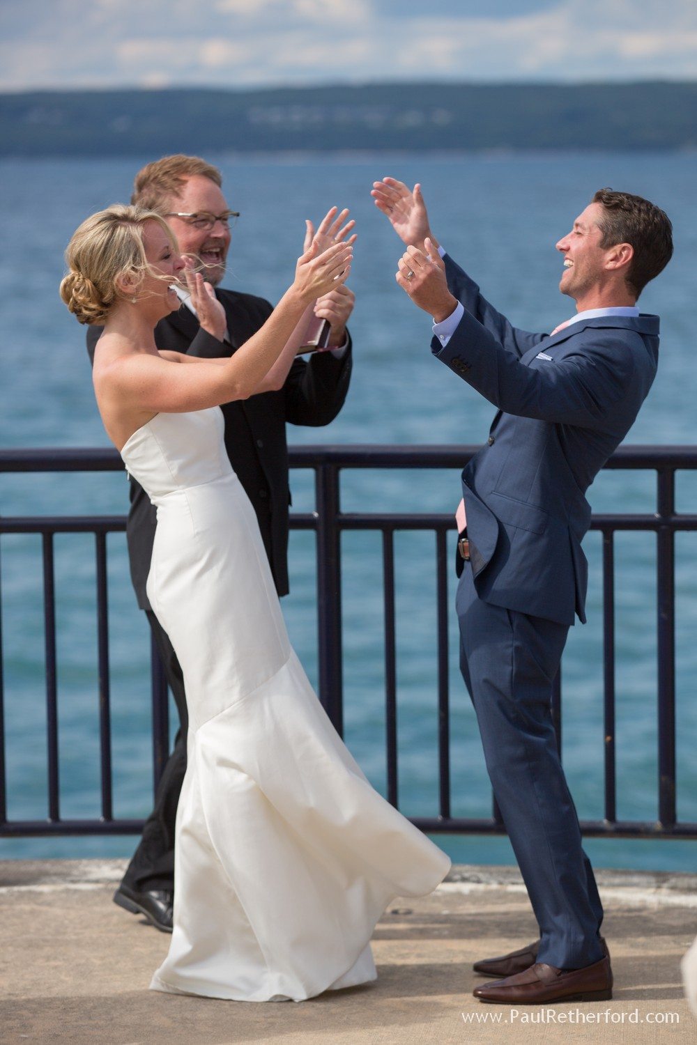 just married in bay harbor photo