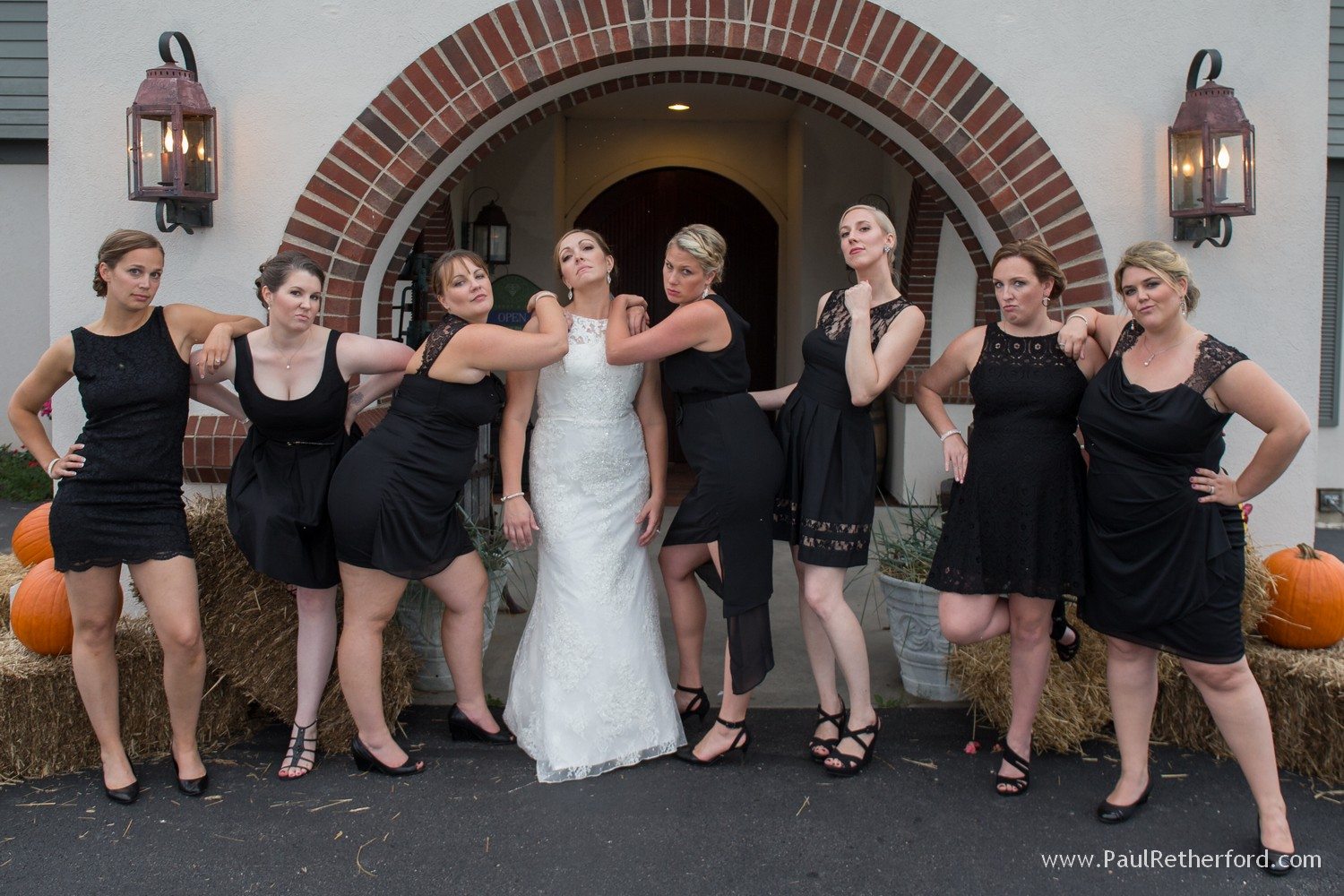 bridesmaid wedding photo