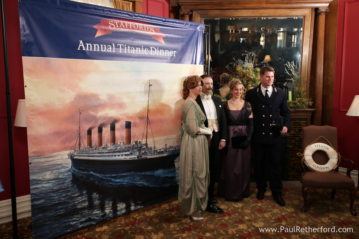 Titanic Dinner Stafford's Perry Hotel Photo photo titanic dinner