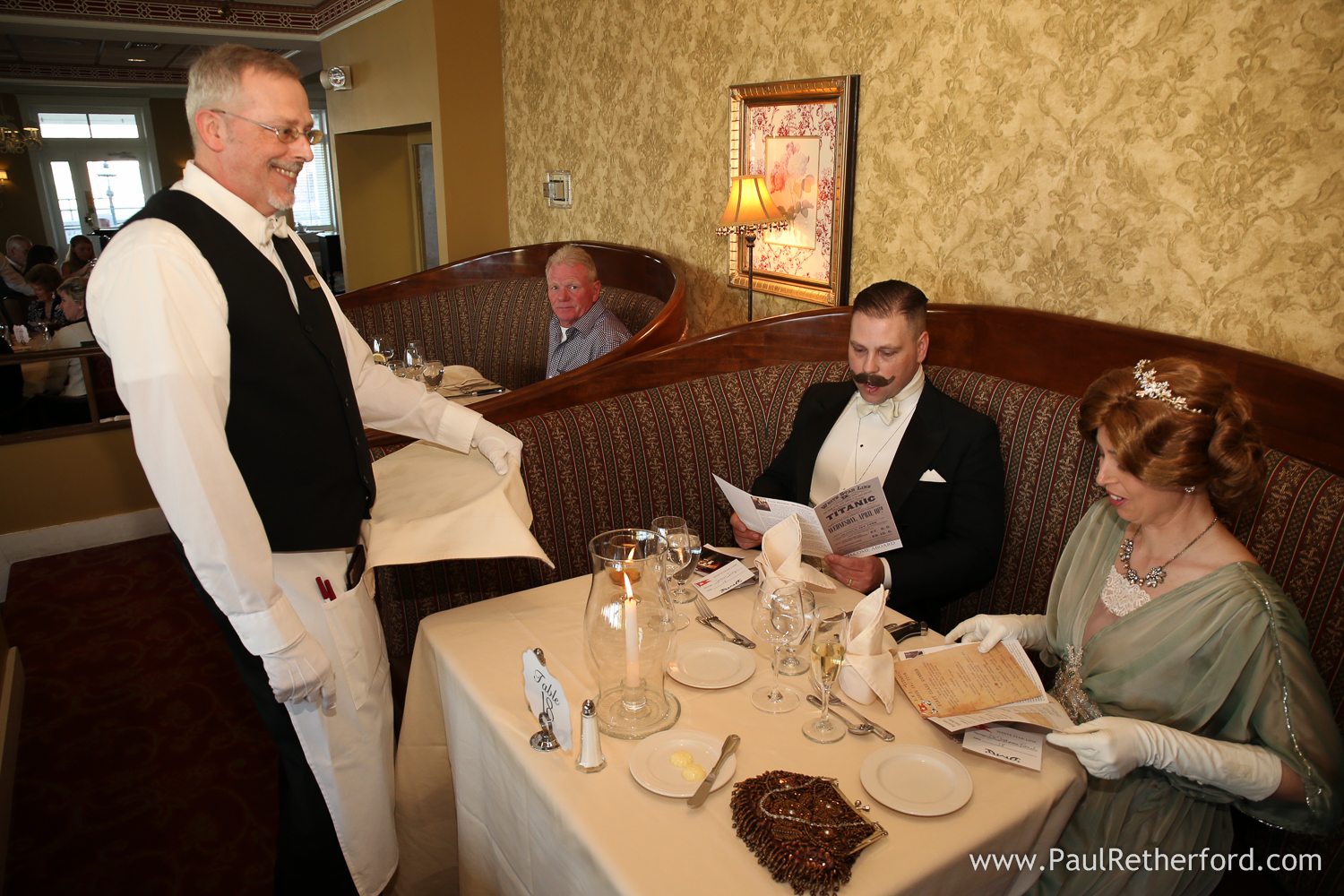 Titanic Dinner Stafford's Perry Hotel Photo titanic dinner wait staff perry hotel