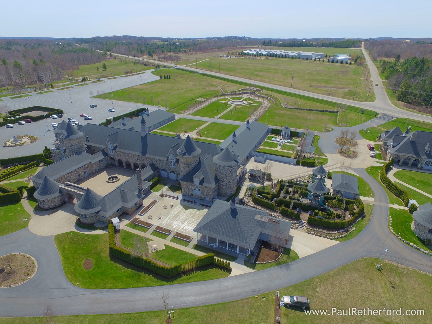 castle farms aerial photo