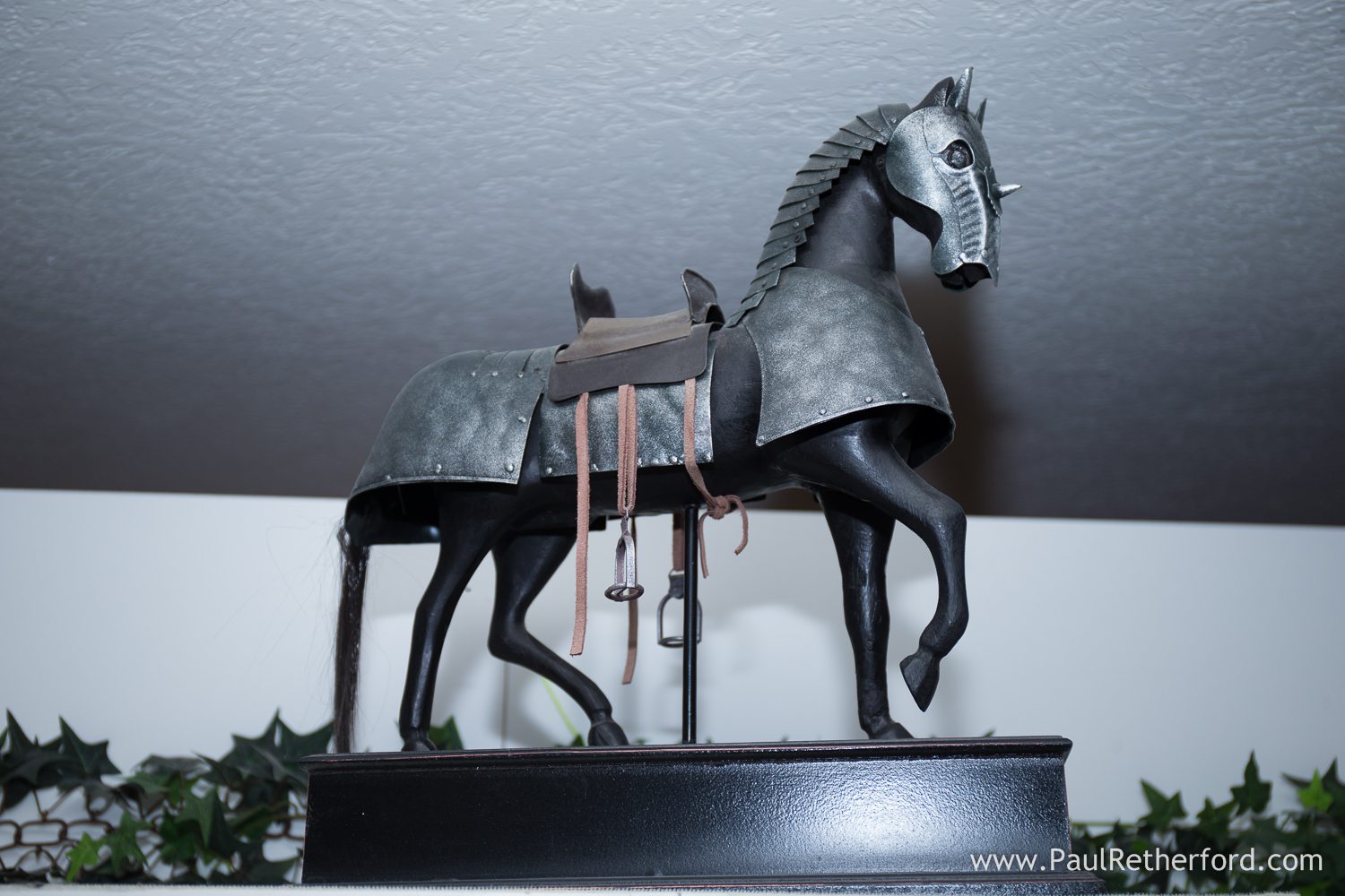 horse decoration at wedding photo