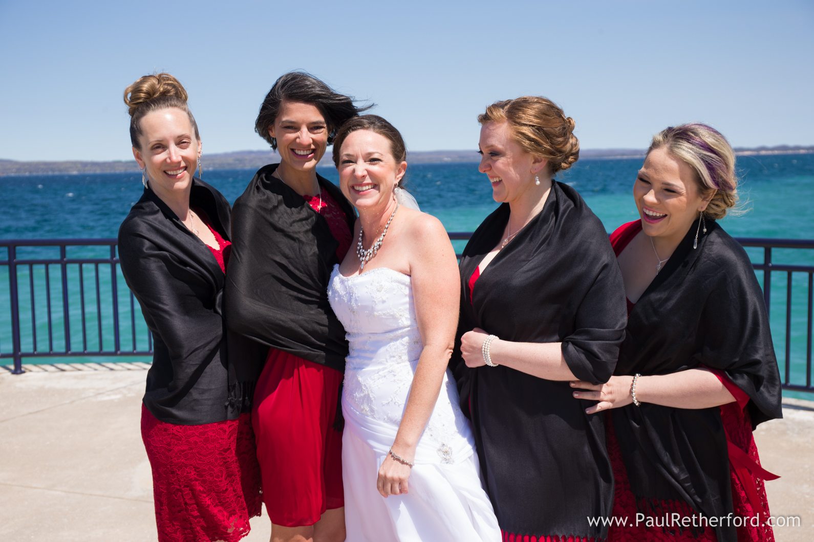ladies wedding photo bay harbor
