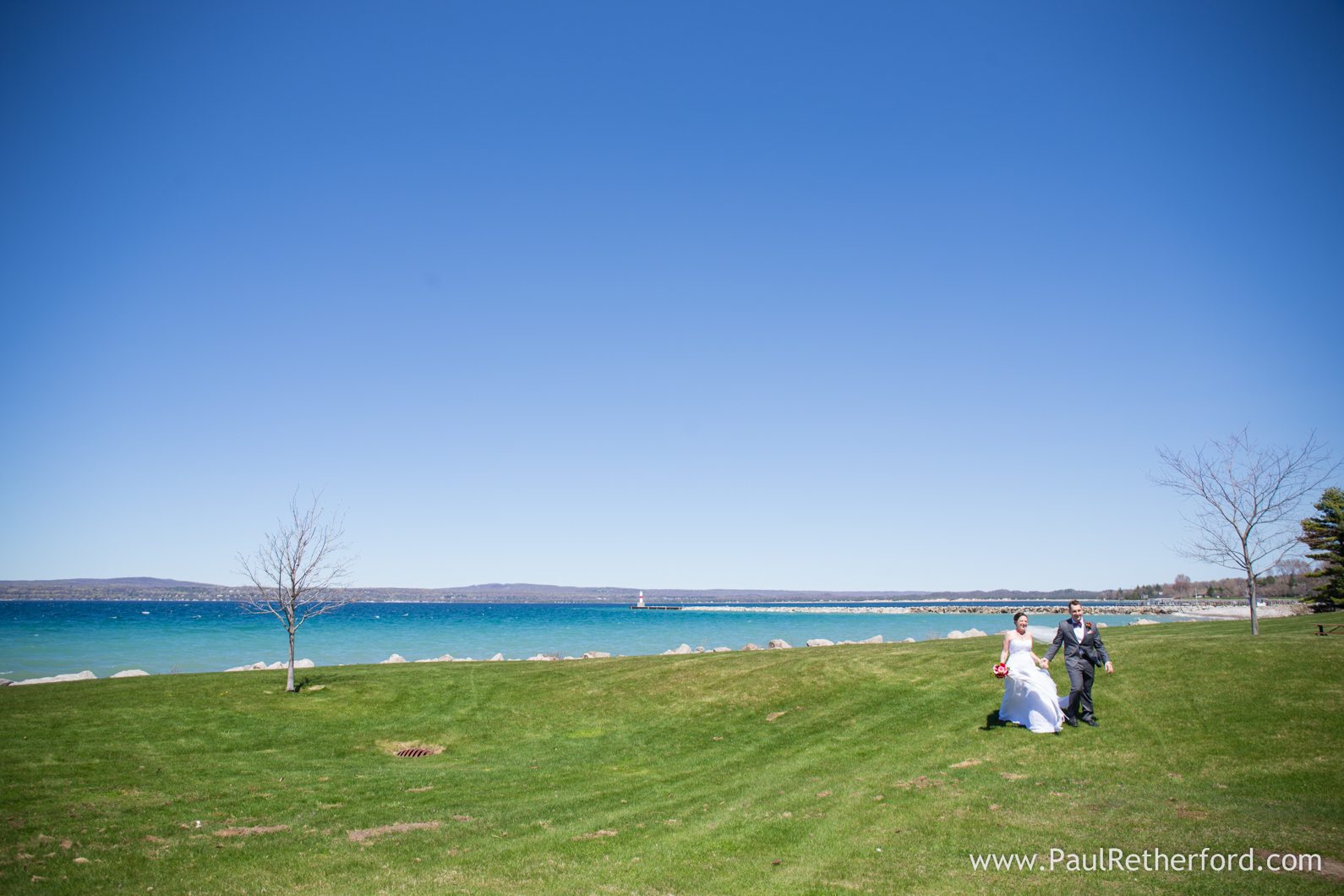 bayfront park wedding photo