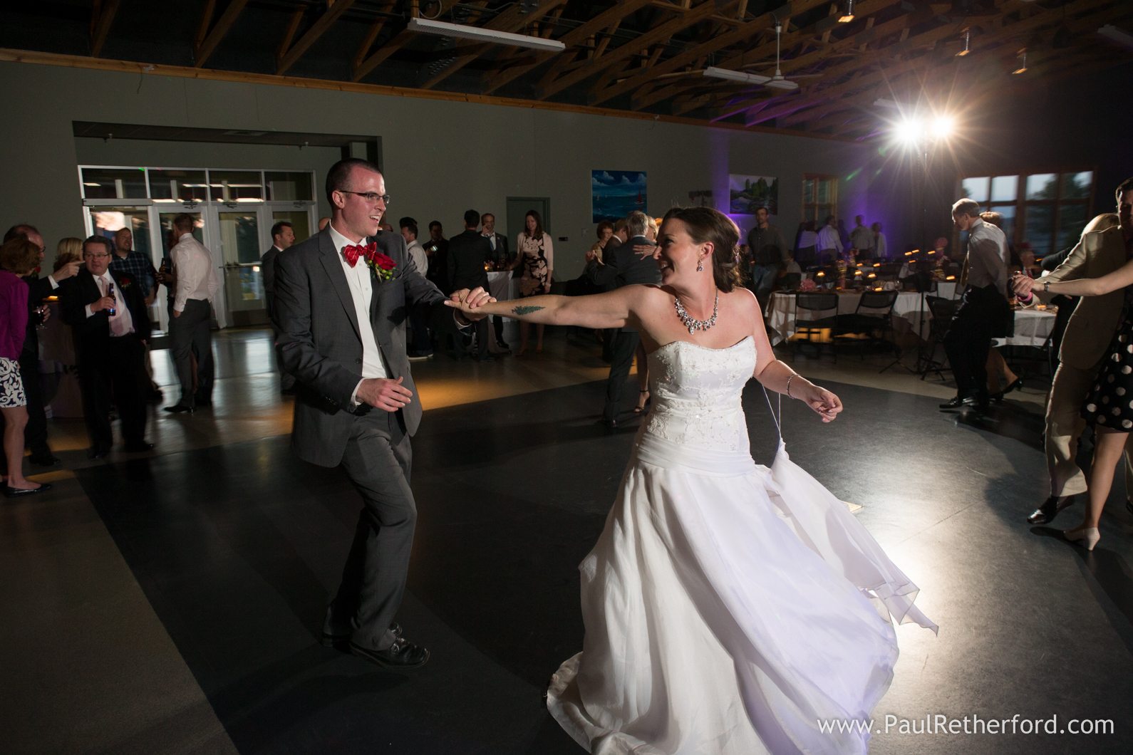 dancing emmet county fairgrounds wedding photo