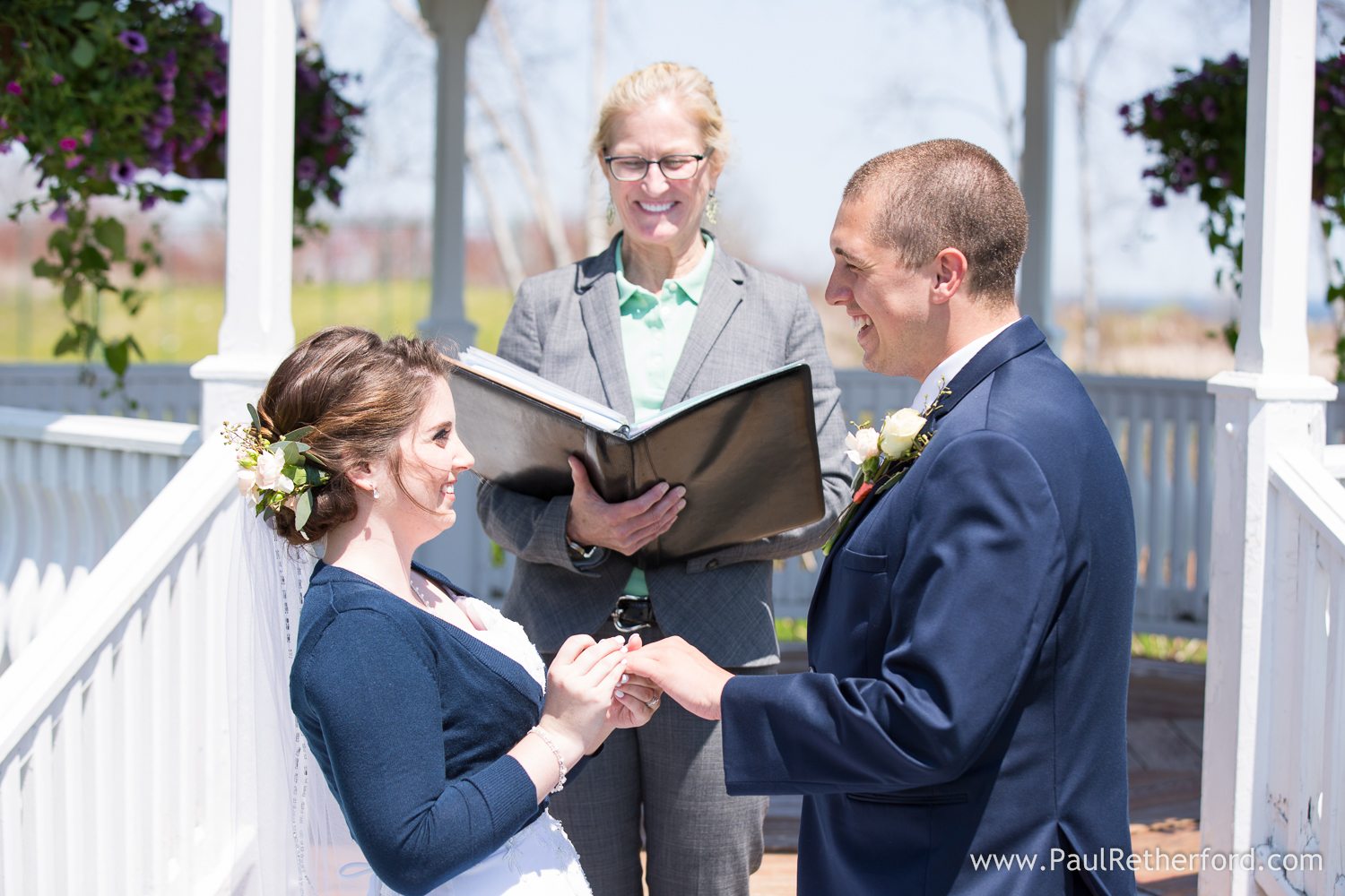 mission point resort wedding ring photo
