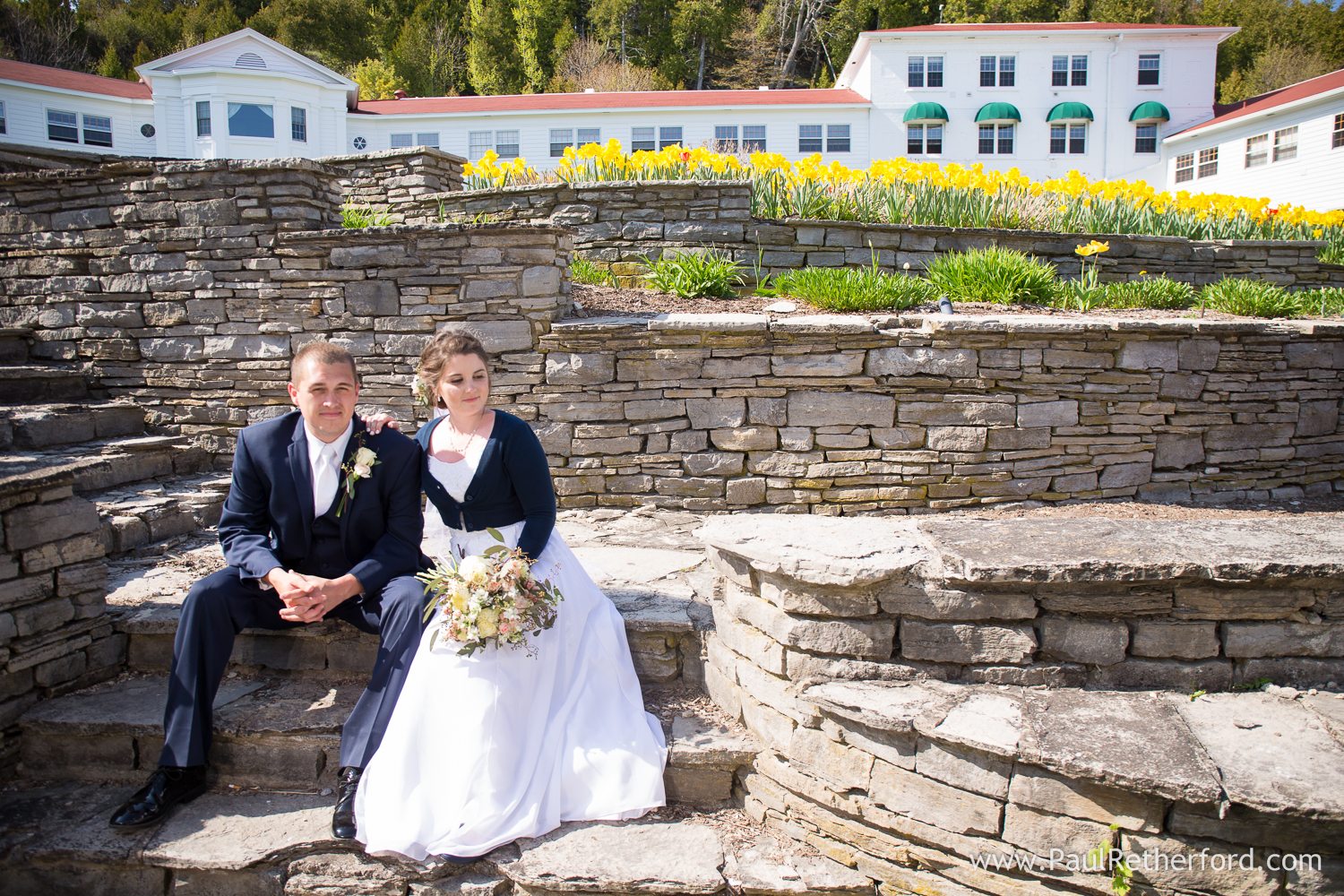 mackinac island spring wedding