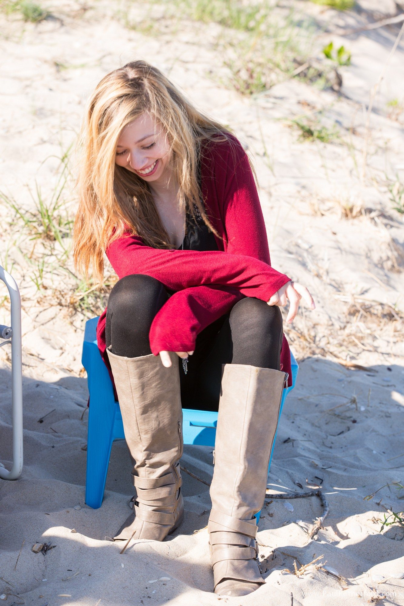 fun family photo northern michigan