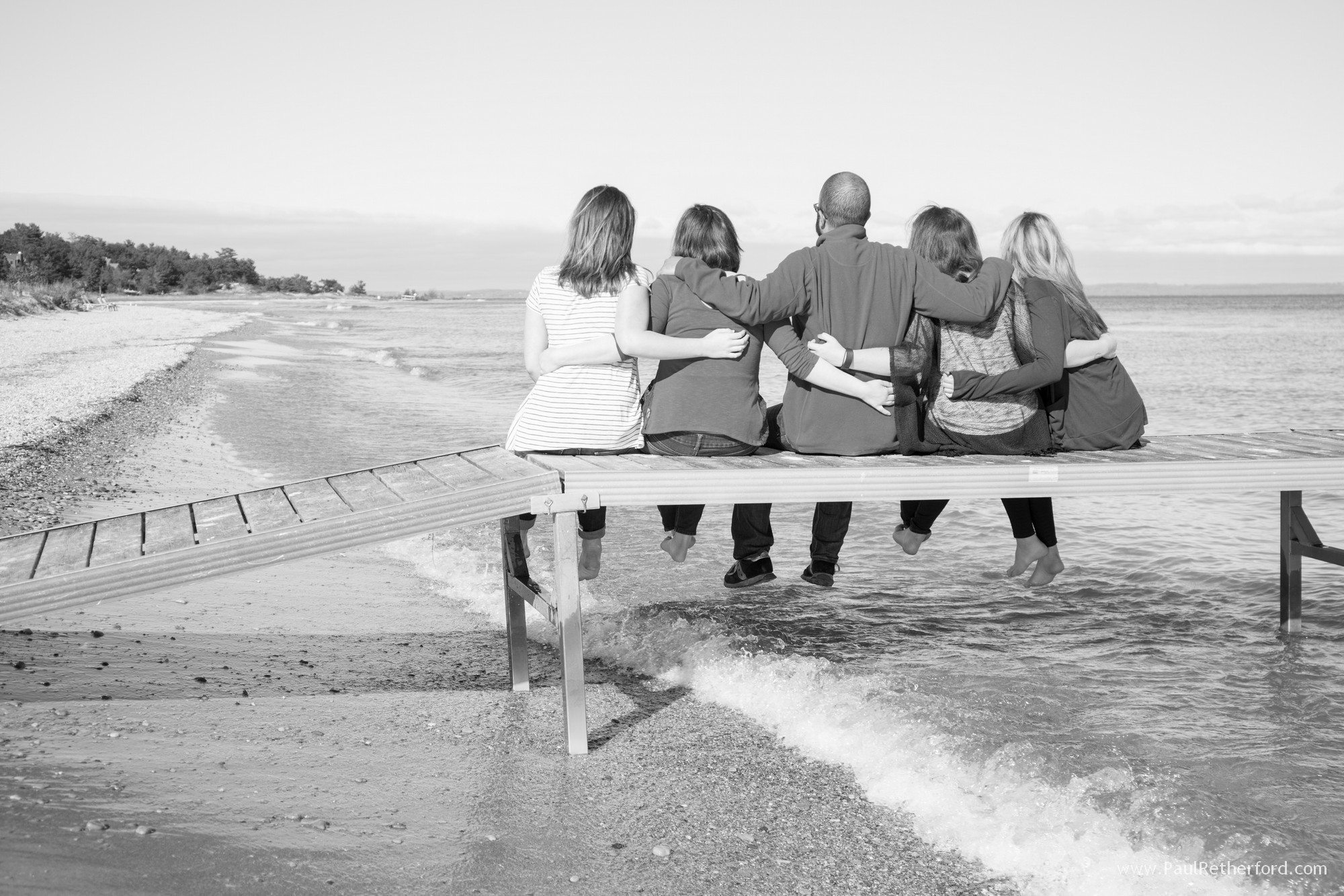 lake michigan family photo