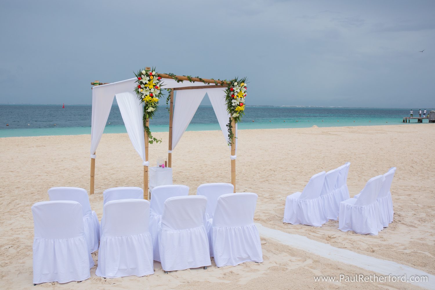 beach destination wedding photo