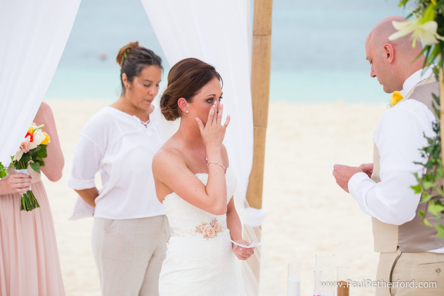island beach destination wedding photo