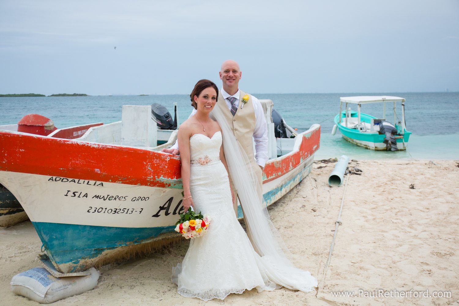 boats beach isla mujeres mexico
