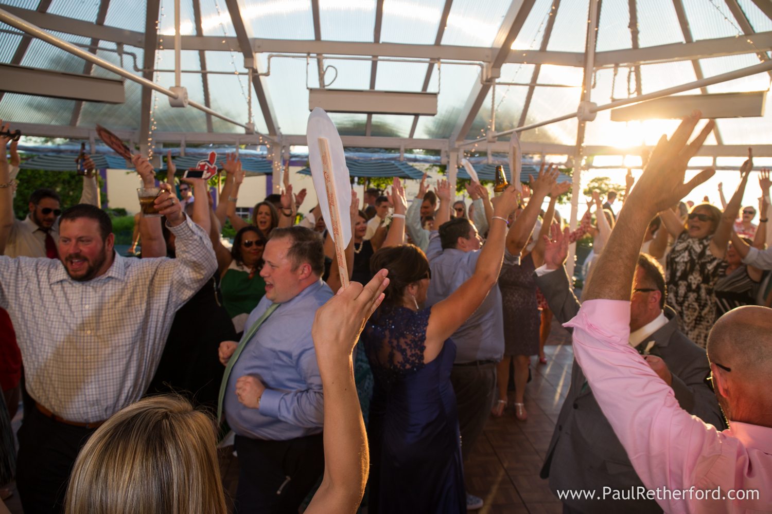 dancing perry hotel wedding photo