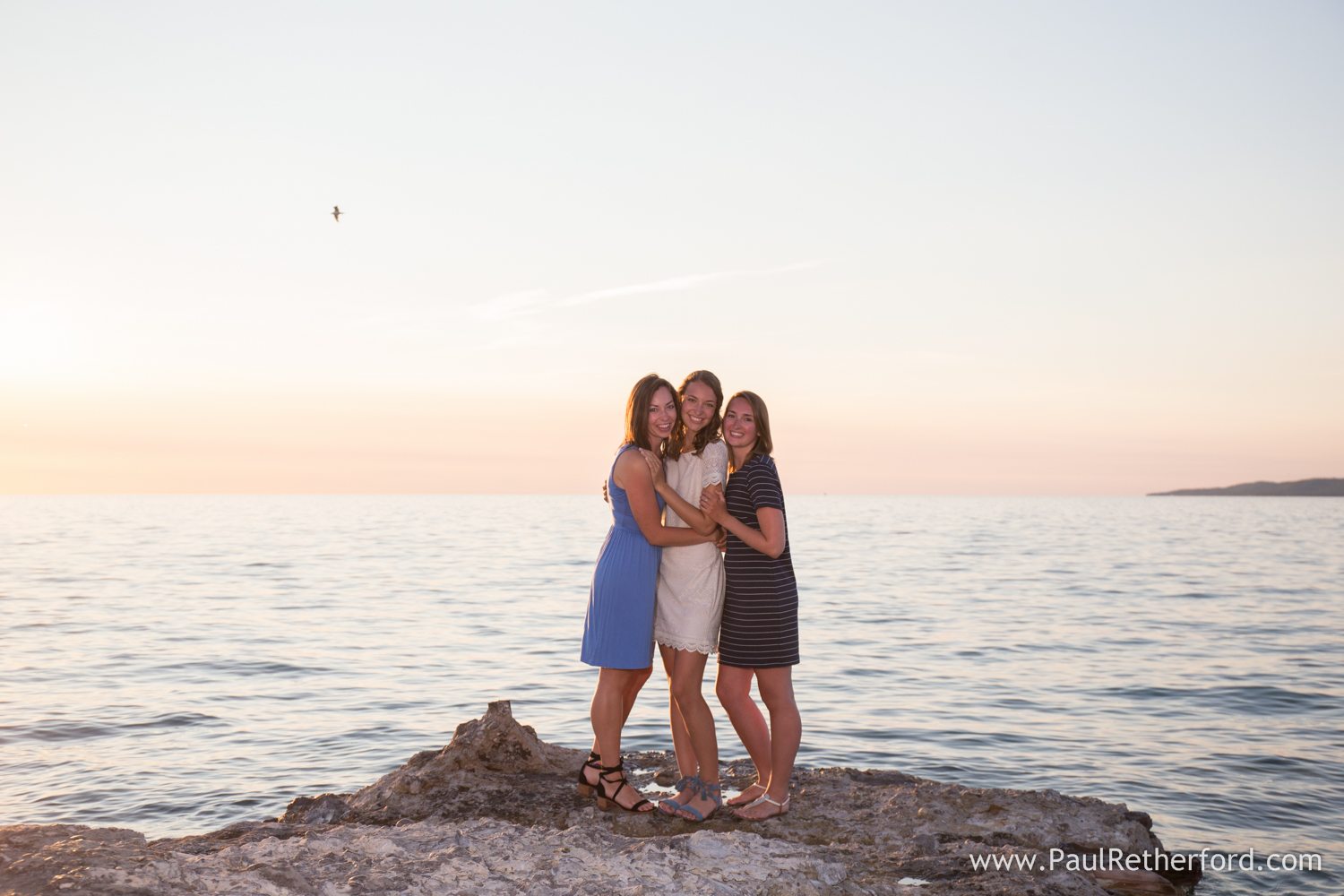 families on lake michigan