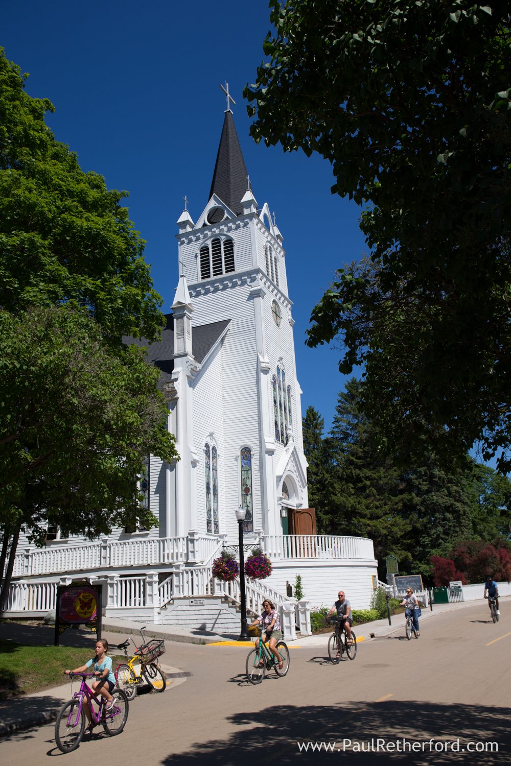 ste anne church mackinac island photo