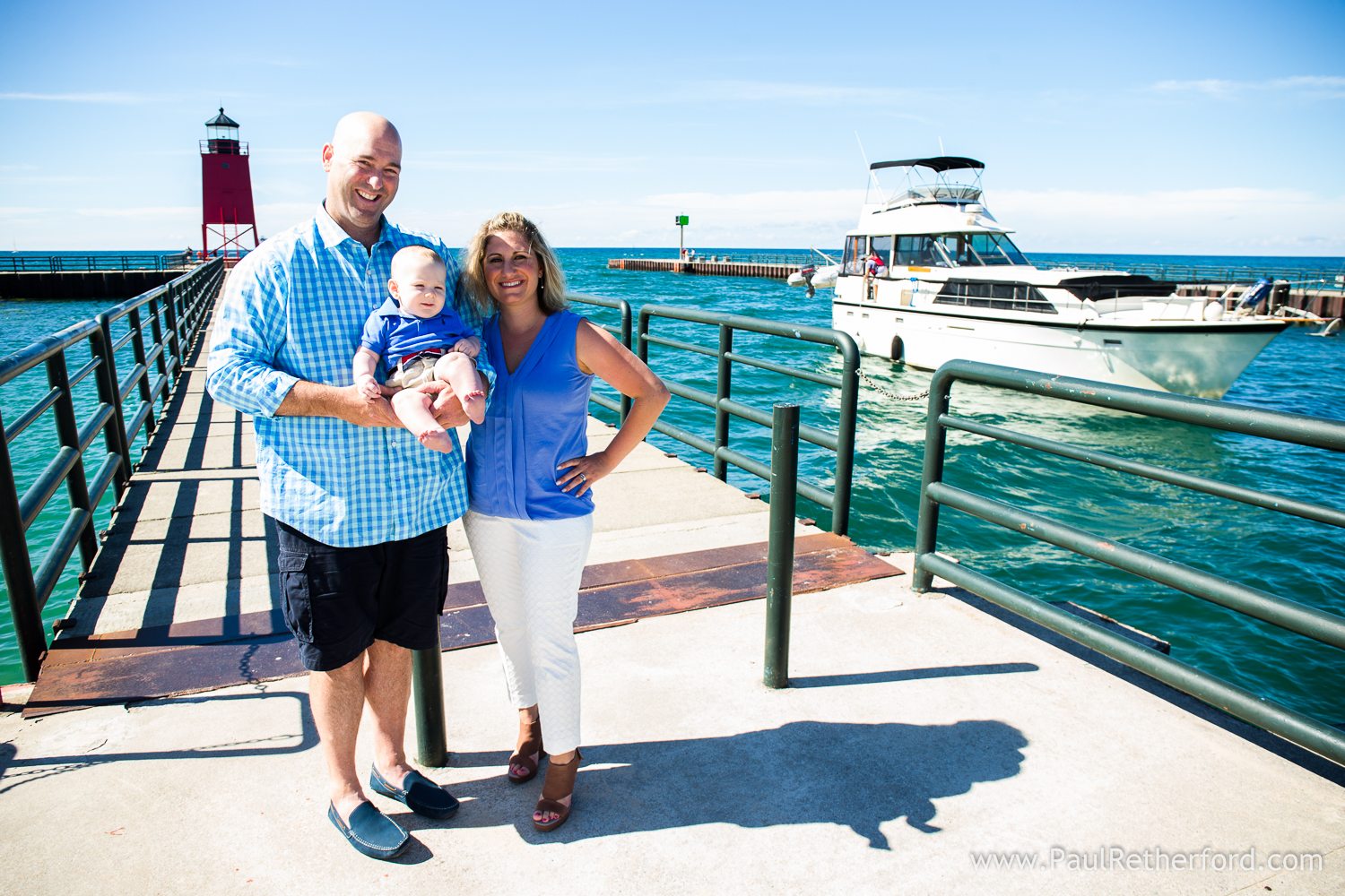 Lake Michigan family photo