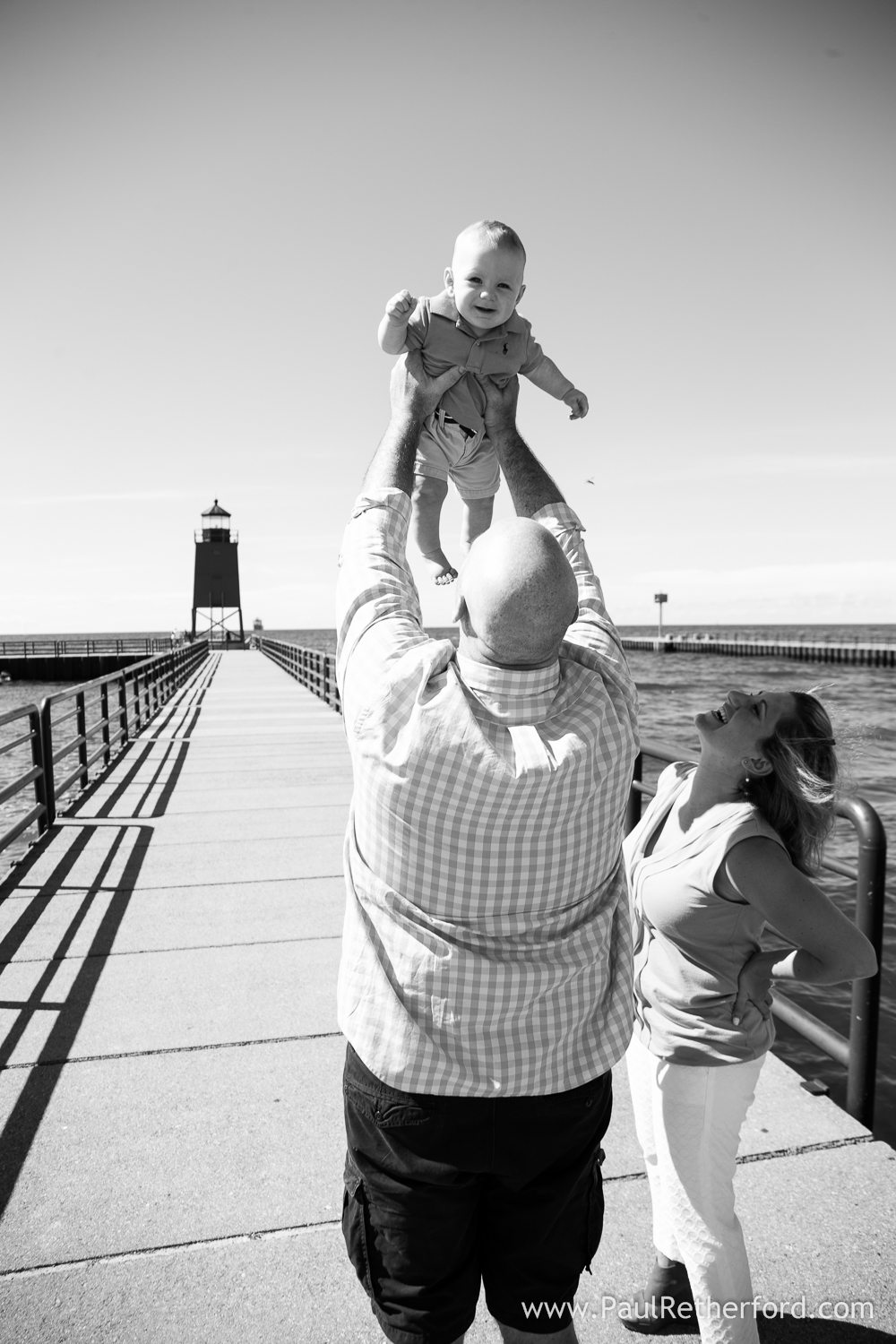 Lake Michigan family photo